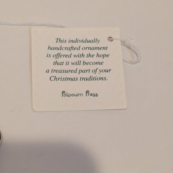 Vintage Rare Handcrafted Potpourri Press Christmas Elf Ornament - Picture 3 of 5